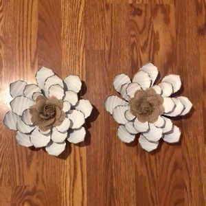 Metal Flower Wall Decorations